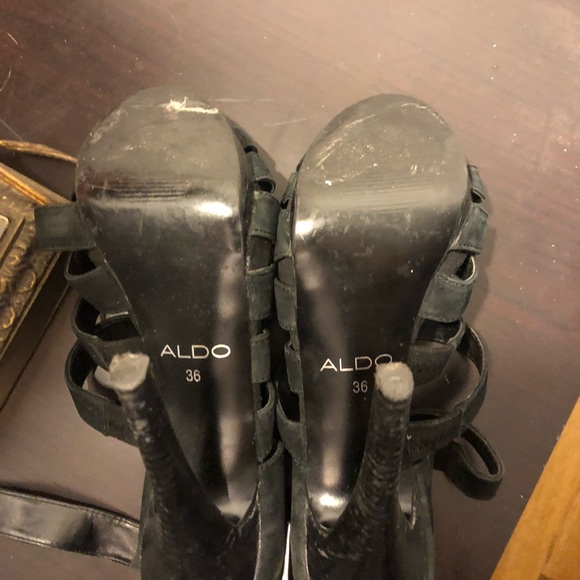 ALDO Black Strappy Heels - Picture 6 of 6